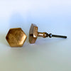 Copper Hexagon Knob  Drawer Pulls and Cabinet Knobs