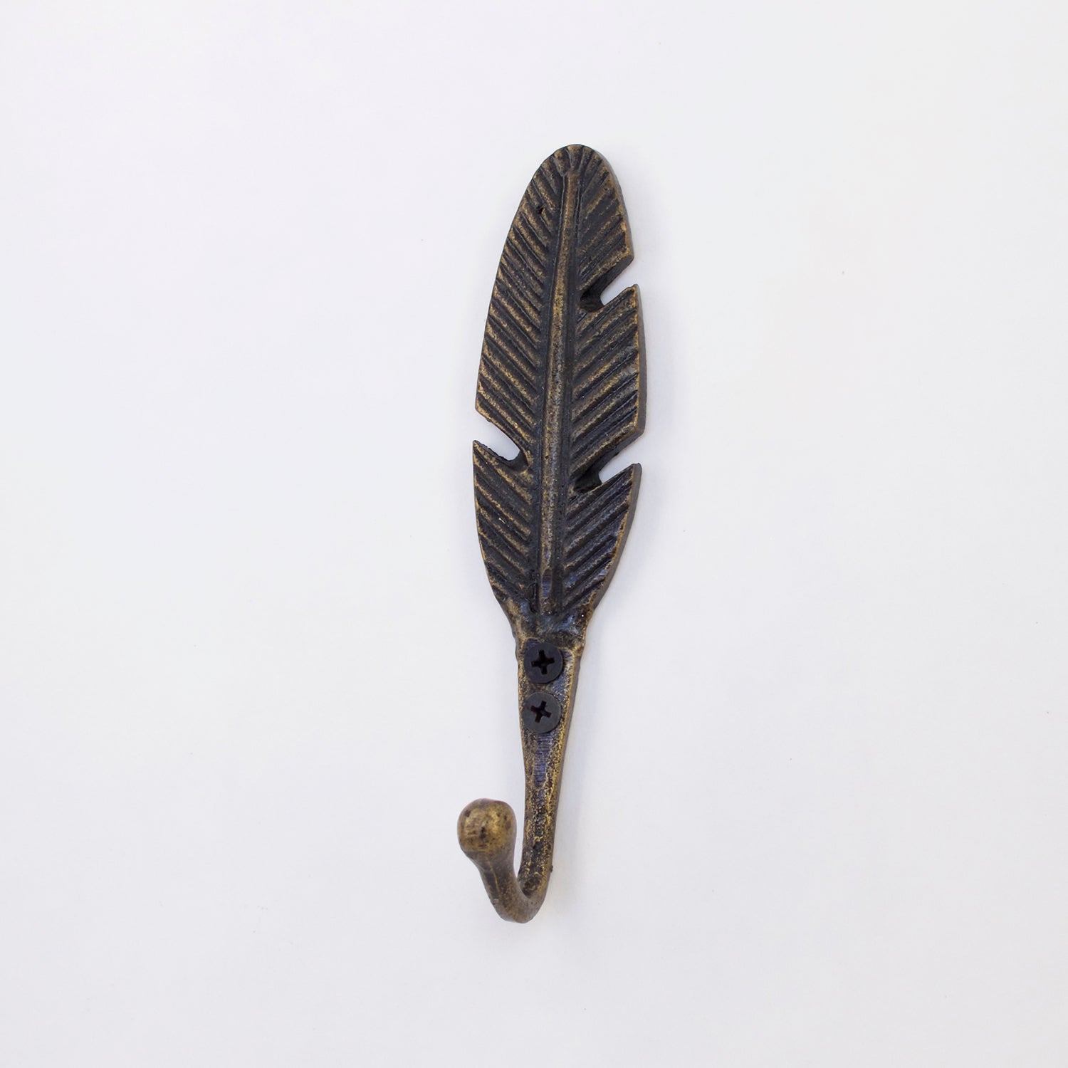 Bronze Feather Hook  Drawer Pulls and Cabinet Knobs