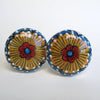 Hand-Painted Sunflower Knob  Drawer Pulls and Cabinet Knobs