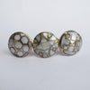 Mother of Pearl Checkerboard Knob  Drawer Pulls and Cabinet Knobs