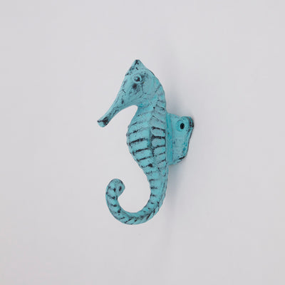Seahorse Hook - Sea Green  Drawer Pulls and Cabinet Knobs