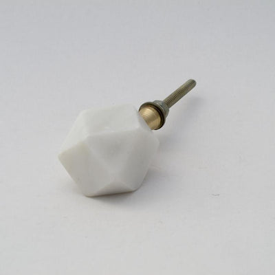 Stone Geometric Knob  Drawer Pulls and Cabinet Knobs