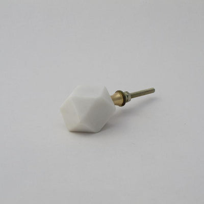 Stone Geometric Knob  Drawer Pulls and Cabinet Knobs