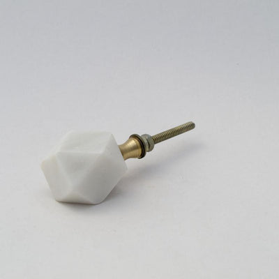Stone Geometric Knob  Drawer Pulls and Cabinet Knobs