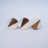 Modern Geo Knob Snow  Drawer Pulls and Cabinet Knobs