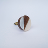Modern Geo Knob Snow  Drawer Pulls and Cabinet Knobs