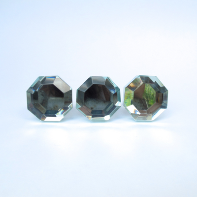 Mirrored Glam Knob  Drawer Pulls and Cabinet Knobs