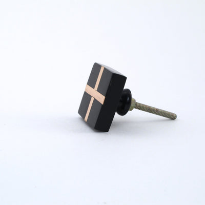 Black and Copper Mod Knob  Drawer Pulls and Cabinet Knobs