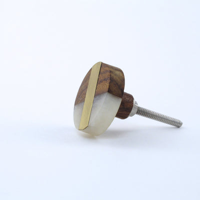 Mod Gold Stripe Knob  Drawer Pulls and Cabinet Knobs