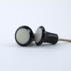 Black and White Dottie Knob  Drawer Pulls and Cabinet Knobs