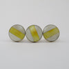 Sand Dunes Yellow Stripe Knob  Drawer Pulls and Cabinet Knobs