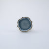 Sea Glass Cushion Knob - Grey  Drawer Pulls and Cabinet Knobs