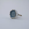 Sea Glass Cushion Knob - Grey  Drawer Pulls and Cabinet Knobs