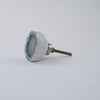Sea Glass Cushion Knob - Grey  Drawer Pulls and Cabinet Knobs