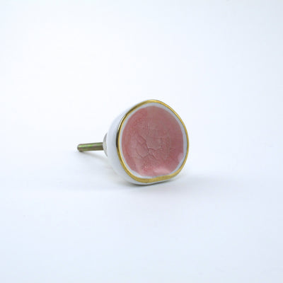Sea Glass Knob - Pink  Drawer Pulls and Cabinet Knobs