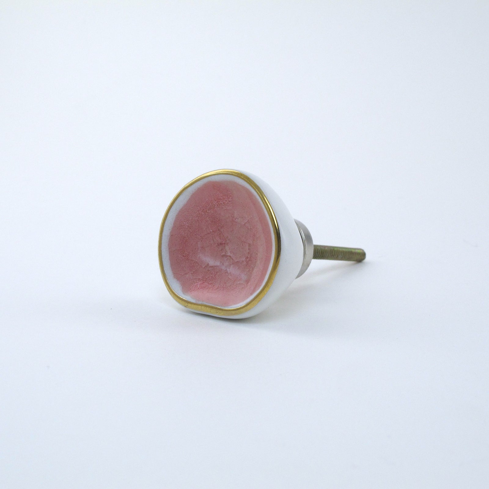 Sea Glass Knob - Pink  Drawer Pulls and Cabinet Knobs