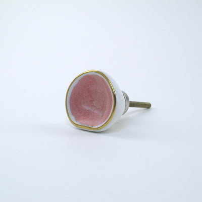 Sea Glass Knob - Pink  Drawer Pulls and Cabinet Knobs
