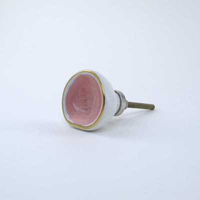 Sea Glass Knob - Pink  Drawer Pulls and Cabinet Knobs