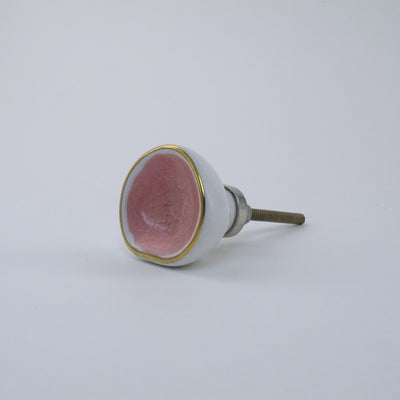 Sea Glass Knob - Pink  Drawer Pulls and Cabinet Knobs