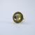 Yellow Gold + Glass Mirror Knob  Drawer Pulls and Cabinet Knobs