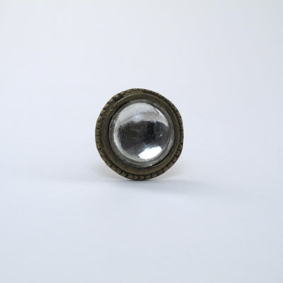Petite Metal Mirror Knob  Drawer Pulls and Cabinet Knobs