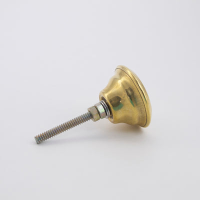 Simple Gold Faceted Mother of Pearl Knob  Drawer Pulls and Cabinet Knobs