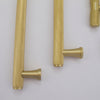 Knurled Brass T-Bar + Handles  Drawer Pulls and Cabinet Knobs