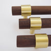 T-Bar Brass + Wood Handles  Drawer Pulls and Cabinet Knobs
