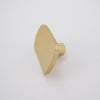 Modern Rory Brushed Gold Knob  Drawer Pulls and Cabinet Knobs