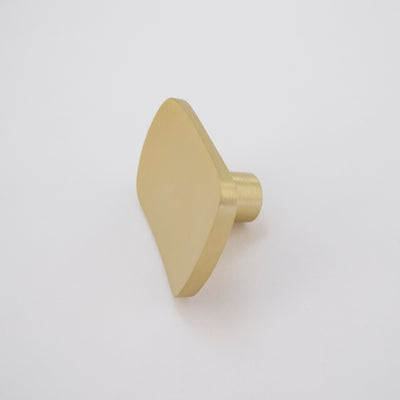 Modern Rory Brushed Gold Knob  Drawer Pulls and Cabinet Knobs