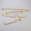 Simple Matte Gold Handles  Drawer Pulls and Cabinet Knobs