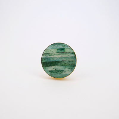 Sand Dunes Knob - Jade Green  Drawer Pulls and Cabinet Knobs