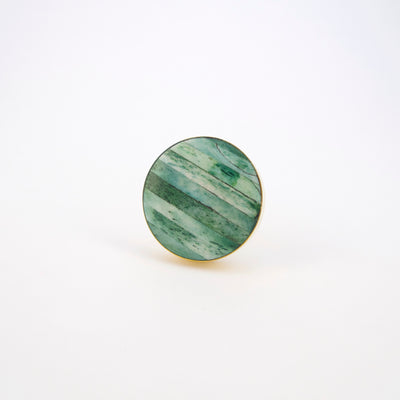Sand Dunes Knob - Jade Green  Drawer Pulls and Cabinet Knobs