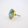 Sand Dunes Knob - Jade Green  Drawer Pulls and Cabinet Knobs