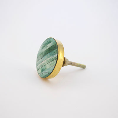 Sand Dunes Knob - Jade Green  Drawer Pulls and Cabinet Knobs