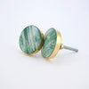 Sand Dunes Knob - Jade Green  Drawer Pulls and Cabinet Knobs