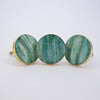 Sand Dunes Knob - Jade Green  Drawer Pulls and Cabinet Knobs