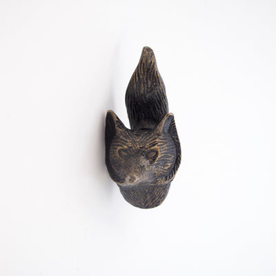 Bronze Fox Knob with Tail  Drawer Pulls and Cabinet Knobs