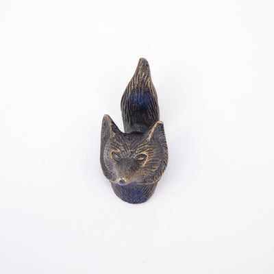 Bronze Fox Knob with Tail  Drawer Pulls and Cabinet Knobs