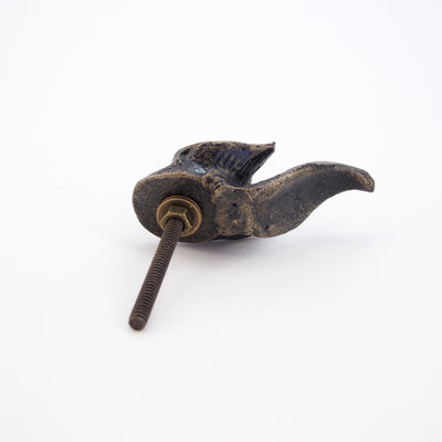 Bronze Fox Knob with Tail  Drawer Pulls and Cabinet Knobs