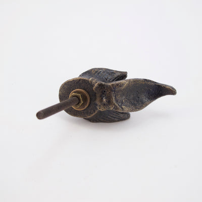 Bronze Fox Knob with Tail  Drawer Pulls and Cabinet Knobs