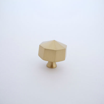 Mod Brass Hex Knob  Drawer Pulls and Cabinet Knobs