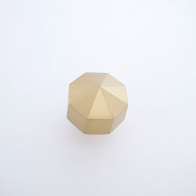 Mod Brass Hex Knob  Drawer Pulls and Cabinet Knobs