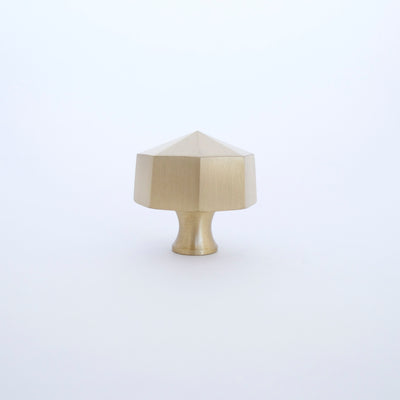 Mod Brass Hex Knob  Drawer Pulls and Cabinet Knobs