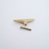 Modern Brass T-Bar Handle  Drawer Pulls and Cabinet Knobs