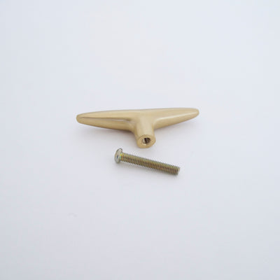 Modern Brass T-Bar Handle  Drawer Pulls and Cabinet Knobs