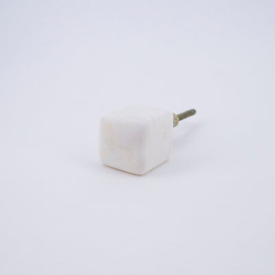 Square White Quartz Knob  Drawer Pulls and Cabinet Knobs