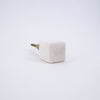 Square White Quartz Knob  Drawer Pulls and Cabinet Knobs
