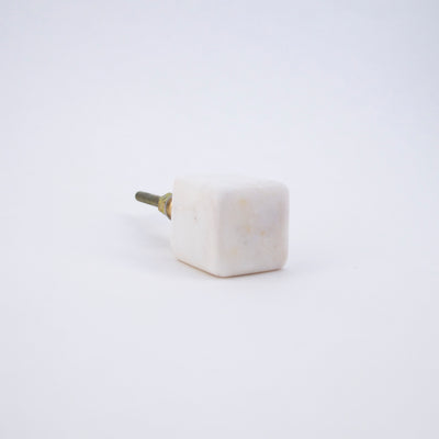 Square White Quartz Knob  Drawer Pulls and Cabinet Knobs