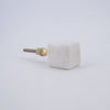 Square White Quartz Knob  Drawer Pulls and Cabinet Knobs